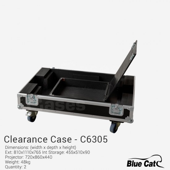 C6305 Removeable Lid Case with storage box