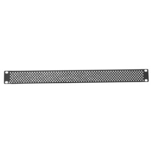 1RU 19" Rack Mount Perforated Blank Panel - Black