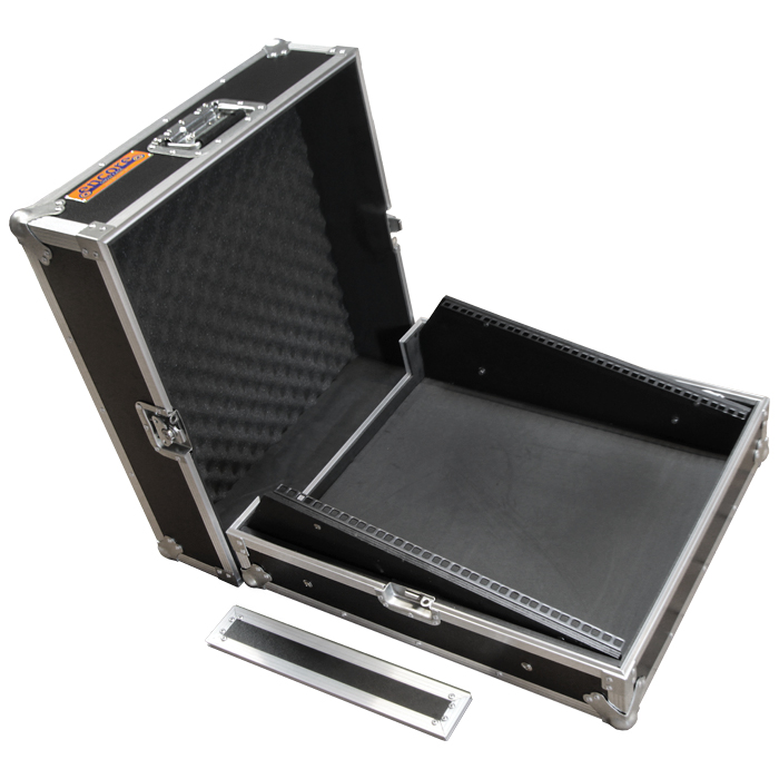 Generic 12RU 19" Rack Mount Mixer Case - Black