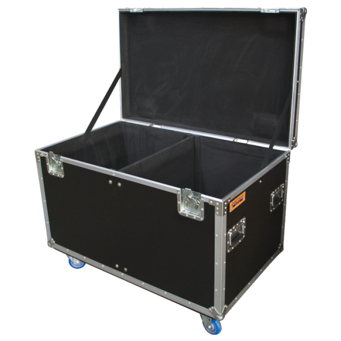 Cable Packer 1185mmL x 685mmD x 805mmH OD with Slide-in Divider; Castor Dishes - Black