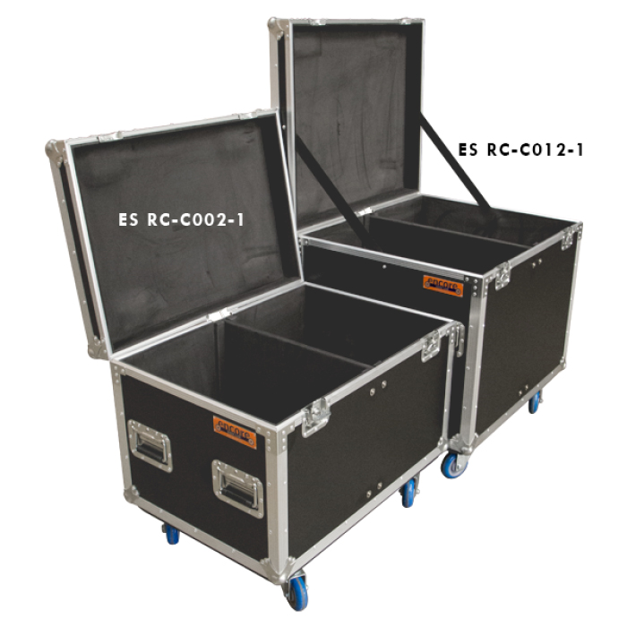 Cable Packer 1185mmL x 685mmD x 805mmH OD with Slide-in Divider; Castor Dishes - Black