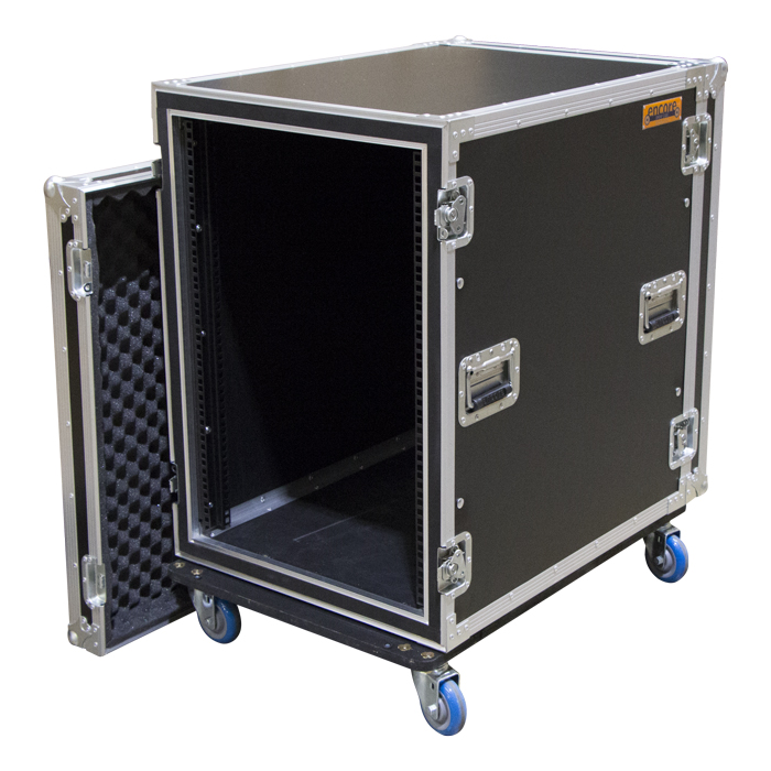 16RU Anti-Shock Rack Mount Case; 625mmD