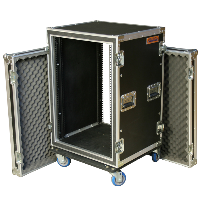 16RU Anti-Shock Rack Mount Case