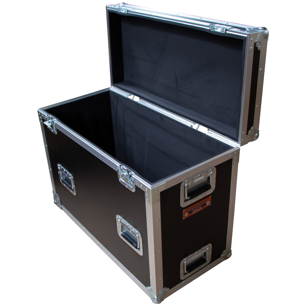 30"-35" Screen Road Case with Recessed Castors - Black (Requires Fitout) - Image 2