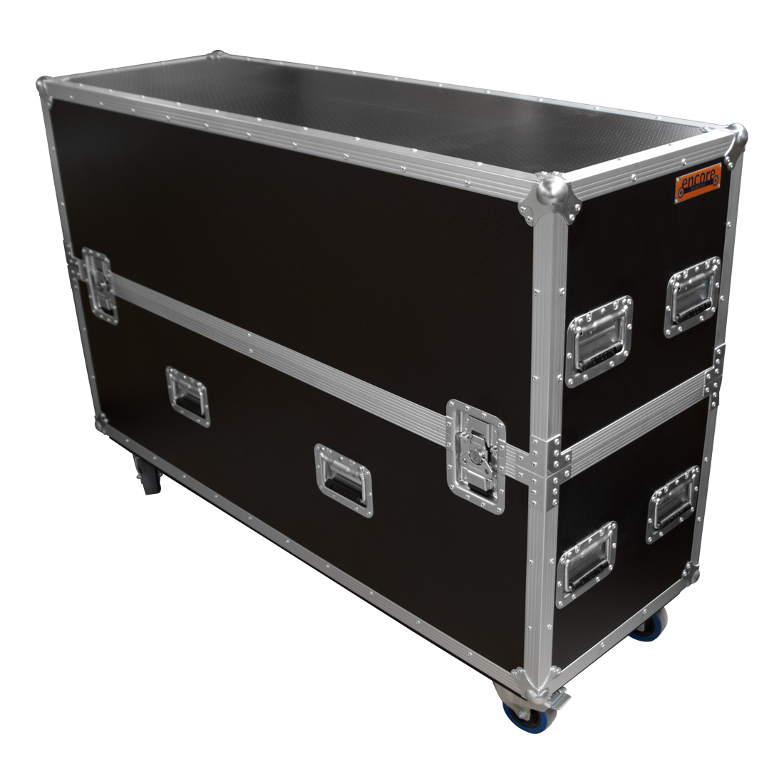 50"-55" Screen Road Case with Castors - Black (Requires Fitout)