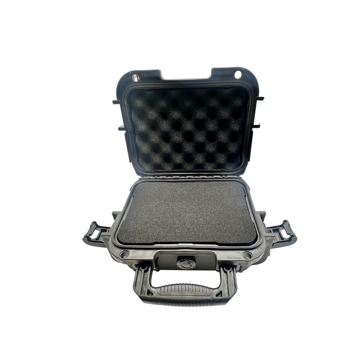 Barry Bravo BV-272111 compact IP67 waterproof hard equipment case showing rugged polypropylene shell, heavy-duty latches and ergonomic carry handle