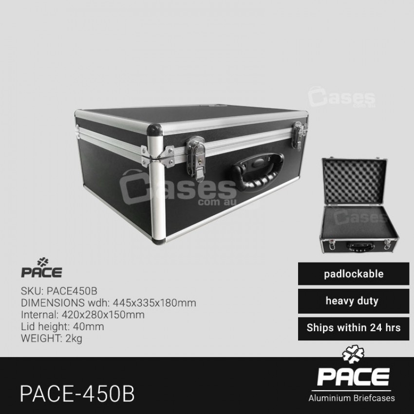 PACE-450B Briefcase 445 x 335 x 180mm