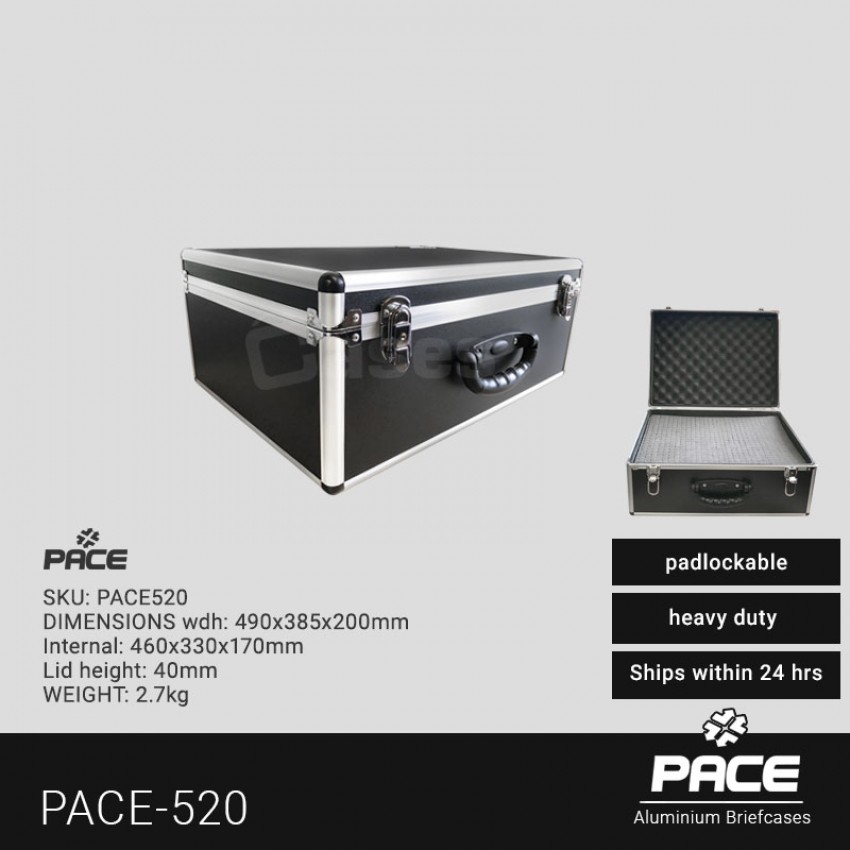 PACE-520B Briefcase 490 x 385 x 200mm