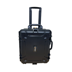 Gazza Bravo BV-584726 large case with heavy-duty latches and integrated carry handle extended