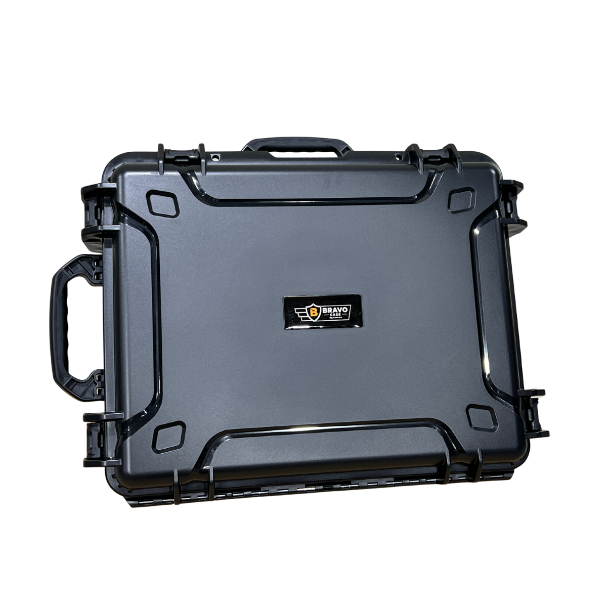 Bruce Bravo BV-675336 IP67 waterproof wheeled hard equipment case with pull-up handle – front view